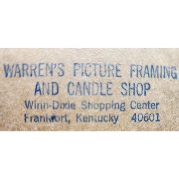 Paul Sawyier “Misty Evening” Lithograph Framed Gold Beveled Wood KY Art 1973 VTG - Picture 13 of 13